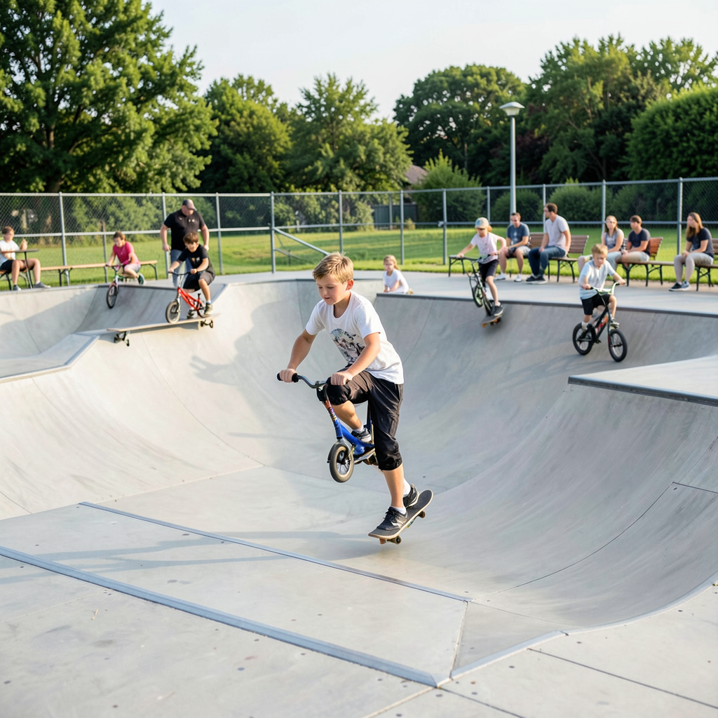 Over 300 children enjoy free skatepark event in Chichester